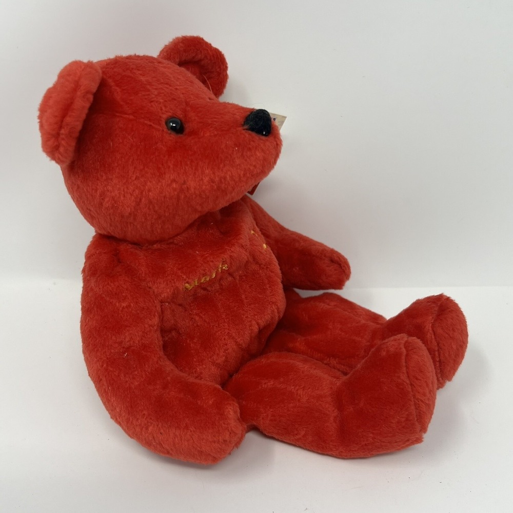 Salvinos Big Bammers Mark McGwire #25 Plush Bear 10 Inch Red MLB Collectible Toy - Picture 8 of 12